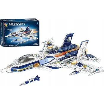 ostatní stavebnice Stavebnice Vojenská stíhačka Military Jet Sada 0734