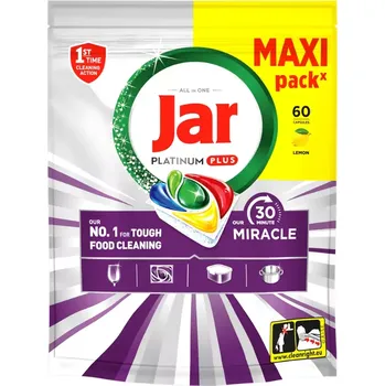Tableta do myčky Jar Platinum Plus 30 Minute Miracle Lemon