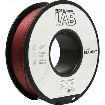 3D tisk PLA filament Bordó 1.75mm 1kg Professional Lab Vínová Bordó