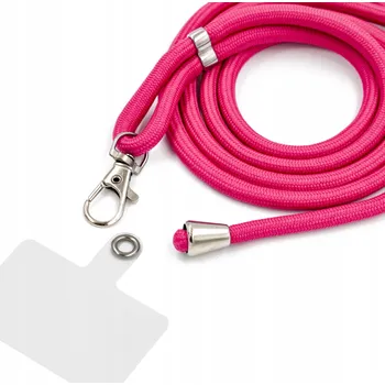 Šňůrka na telefon plast růžová