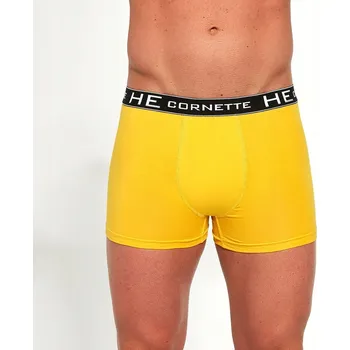 Boxerky Pánské boxerky Cornette High Emotion Energy 503 žluté vel. XXL