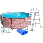 Marimex | Bazén Marimex Florida 3,66x0,99 m s příslušenstvím - motiv CIHLA | 19900086