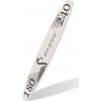 Pilník na ruce Aba group papírový, bílý, šedý