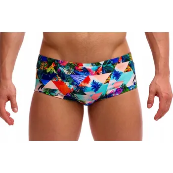 Pánské oblečení Pánské plavky Funky Trunks Palm Prism - slipové plavky vel. M (UK34)