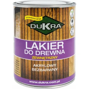 Lak na dřevo Venkovní lak na dřevo Dukra 250ml MATNÝ