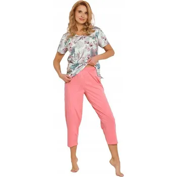 Dámské pyžamo Taro dámské pyžamo bavlna růžové velikost L