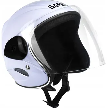 Helma na motorku PŘILBA SAFEBET HF-226 BÍLÁ MALÁ XL (BEZ ECE)