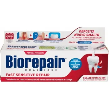 zubní pasta Zubní pasta BIOREPAIR Fast Sensitive Repair pro citlivé zuby a dásně 60 Ml