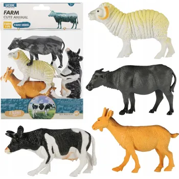 Figurka DOMÁCÍ ZVÍŘATA FARMA FIGURKY 4 KS