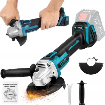 úhlová bruska BEZUHLÍKOVÁ BRUSKA ÚHLOVÁ BRUSKA 1000 W S NASTAVENÍM 125 MM 21 V