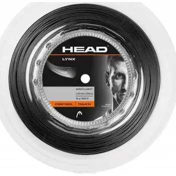 Struna na výplet tenisové rakety Tenisový výplet Head Lynx 1.25 antracitový 12m z cívky