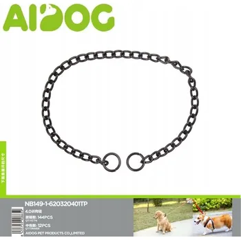 Obojek pro psa Dvojitý obojek pro psy 24" s kovovým řetězem