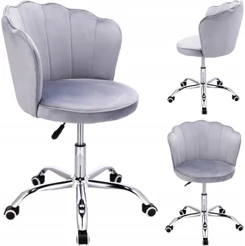 Otočná židle Jumi šedá