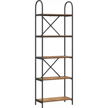 Knihovna Regál VidaXL 30 x 183 x 60 cm, provedení dub antik