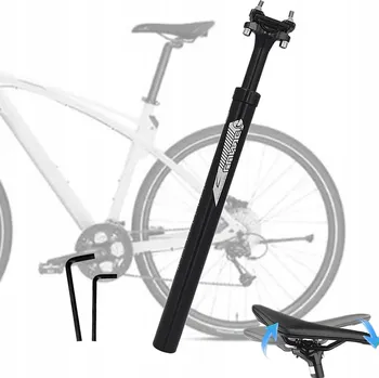 Sedlovka Odpružená sedlovka pro horské kolo 31,6 MM hliníková