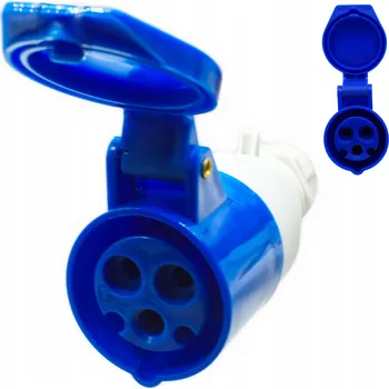 Elektrická zásuvka NAPÁJECÍ ZÁSUVKA ZÁSTRČKA VNĚJŠÍ KARAVAN OBYTNÝ VŮZ PŘÍVĚS 230V CEE