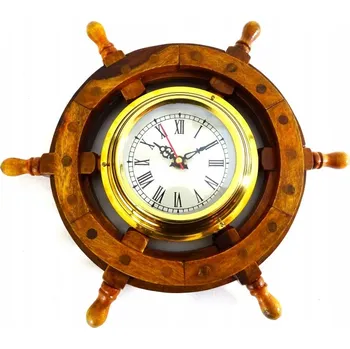 Hodiny Nástěnné hodiny Giftdeco hnědé 30,5 cm