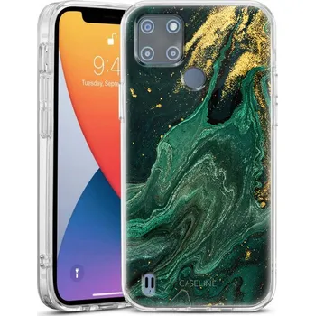 Pouzdro na mobilní telefon Zadní Kryt Caseline pro realme C21Y, C25Y bezbarvý