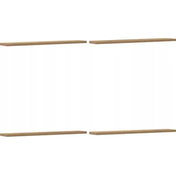 police Nástěnné police, 4 ks, dub artisan, 60x20x1,5