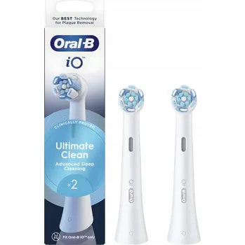 Elektrický zubní kartáček 2x Hlavice pro elektrický zubní kartáček Oral B iO Ultimate Clean, bílé
