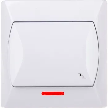 vypínač Schodišťový vypínač pod omítku Ospel bílý ŁP-3AS/00