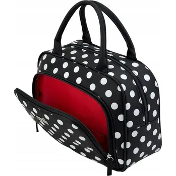 Kosmetická taška Dámská kosmetická taška černá kufřík cestovní na kosmetiku velký černý Noble