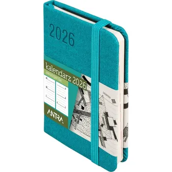 Kalendář Knižní kalendář 2026 A7 Antra modrý