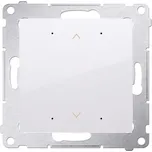 Žaluziový vypínač ovládaný přes Wi-Fi Kontakt Simon bílý DEZ1W.01/11