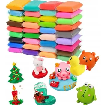 Modelovací hmota Modelovací hmota - magická pěnová plastelína Super Clay 36