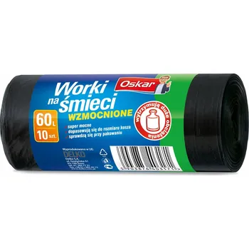 Pytle na odpadky Univerzální pytle na odpadky Oskar 60 l 10 ks