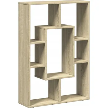 Knihovna Regál, dub sonoma, 63x20x90 cm, dřevěný kompozit