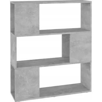 Knihovna Regál VidaXL 80 cm x 94 cm x 24 cm, odstíny šedé