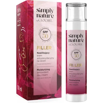 Pleťový krém Hydratační denní krém na obličej Clochee Simply Nature 30 SPF 50 ml
