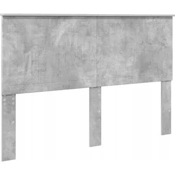 Čelo postele s čelo Betonově šedá 150 cm Kompozitní dřevo