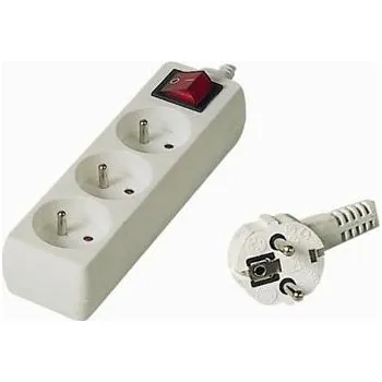 Prodlužovací kabel PremiumCord pp3k-07 7m 3 zásuvky vypínač