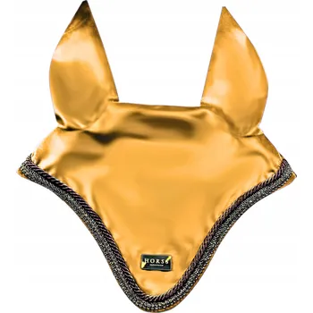 Chránič sluchu Horss ochrana sluchu pro koně Velvet - Zlatá Gold