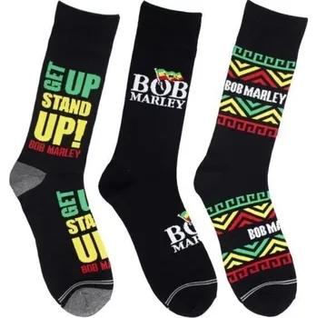 Pánské ponožky Bob Marley 3 Pack One Size Ponožky