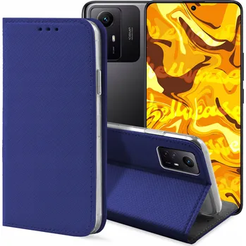 Pouzdro na mobilní telefon Flipové pouzdro Hello Case pro Xiaomi Redmi Note 12S modré