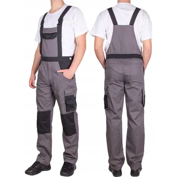 Pracovní obuv Pánské pracovní kalhoty s laclem, zahradnické, ochranné, velikost 58