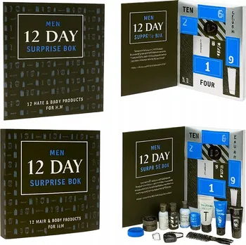 Kosmetická sada ADVENTNÍ KALENDÁŘ S KOSMETIKOU PRO MUŽE / CHLAPCE - SADA KOSMETIKY