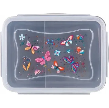 Svačinový box Svačinový Box Strigo SSC128 s přihrádkou, černý