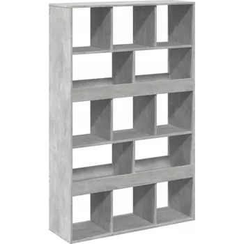 Knihovna Regál VidaXL 33 x 156,5 x 100 cm, světle betonový vzhled