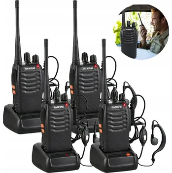 Vysílačka Vysílačka BAOFENG BF-888S WALKIE-TALKIE ČERNÁ VELKÝ DOSAH