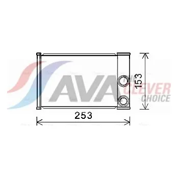 Výměník tepla Výměník tepla, vnitřní vytápění, OLA6680