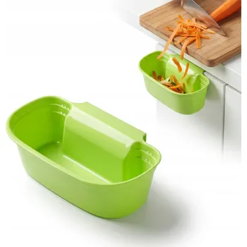 Odpadkový koš NÁDOBA NA ODPADKY odpadkový koš závěsná skříňka pracovní deska odpad bio zelená