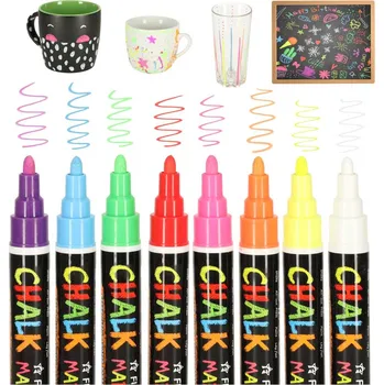 Vícebarevná křídová fixka Flysea 8 ks