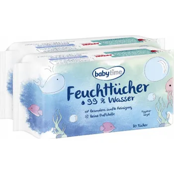 Hygienický ubrousek Vlhčené ubrousky 99% vody BABYDREAM 3x60 ks Pro Miminka a děti