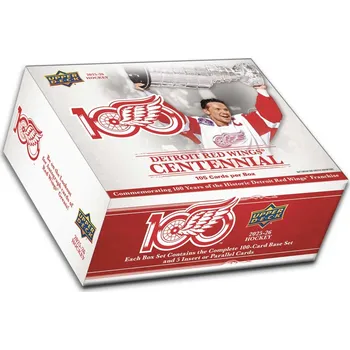 Sběratelská karetní hra NHL Karty Upper Deck Detroit Red Wings Centennial Box (Sběratelský Box)