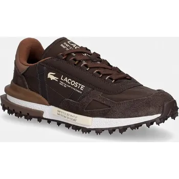Pánská móda Tenisky Lacoste Elite Active Sneakers 51SMA0042 hnědá 89X, EUR 46