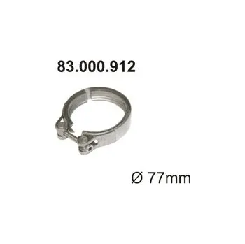 Výfuková trubka Spojka trubek, výfukový systém MAN 51974450076